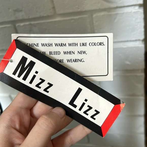 Vintage Miss Lizz Acid Wash Drop Waist 7/8 Dress NWT - Picture 2 of 12